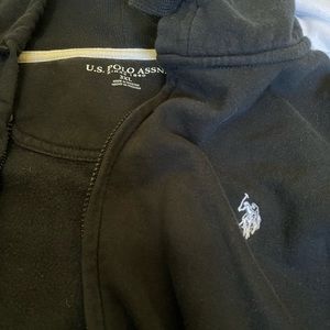 Polo Assn.: Men’s Black Zip-Up Hoodie, 3XL